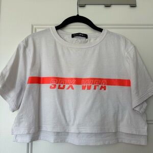 Sarah’s Day- Throw It On cropped tee